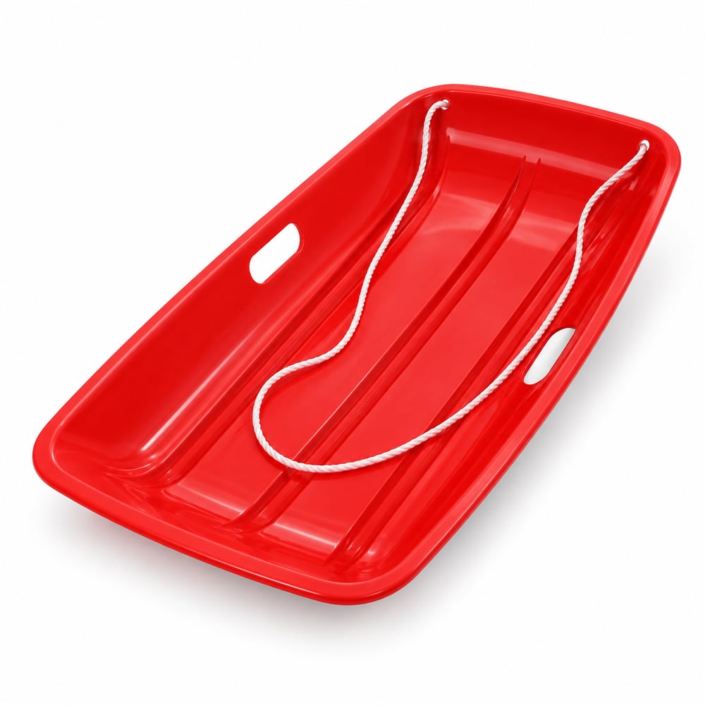 XS WINTER SNOW FLAKE TOBOGGAN