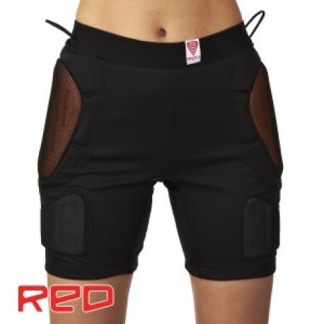 RED TOTAL IMPACT SHORTS WOMEN'S