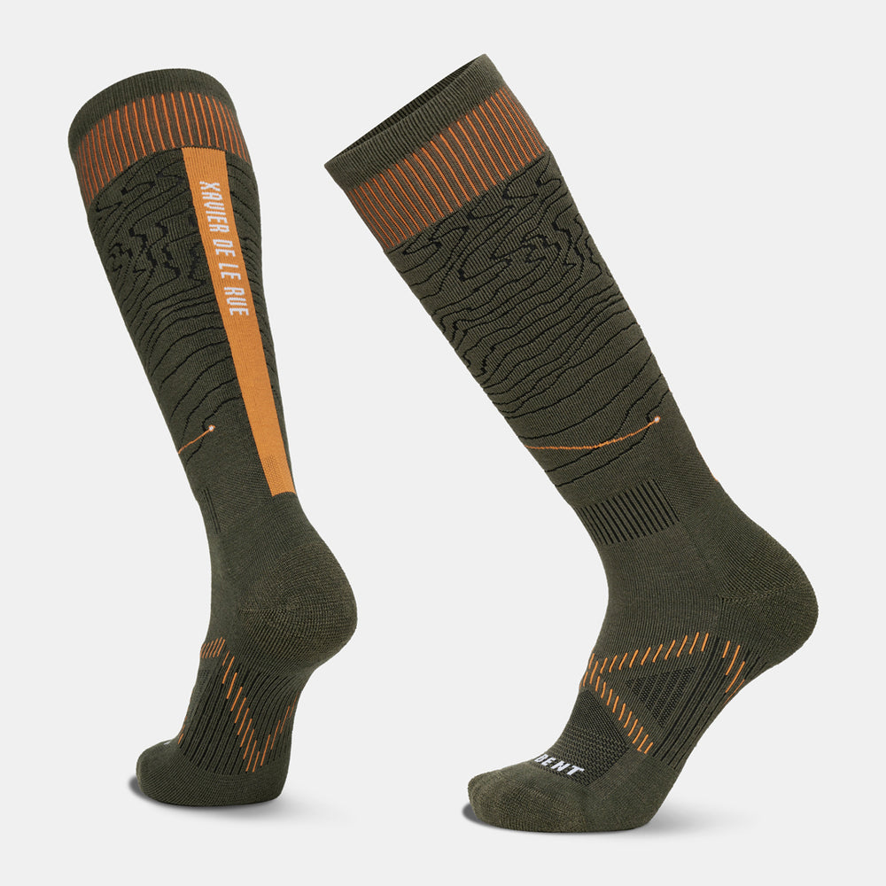 LE' BENT XAVIER DE LE RUE PRO SERIES LIGHT CUSHION SNOW SOCK