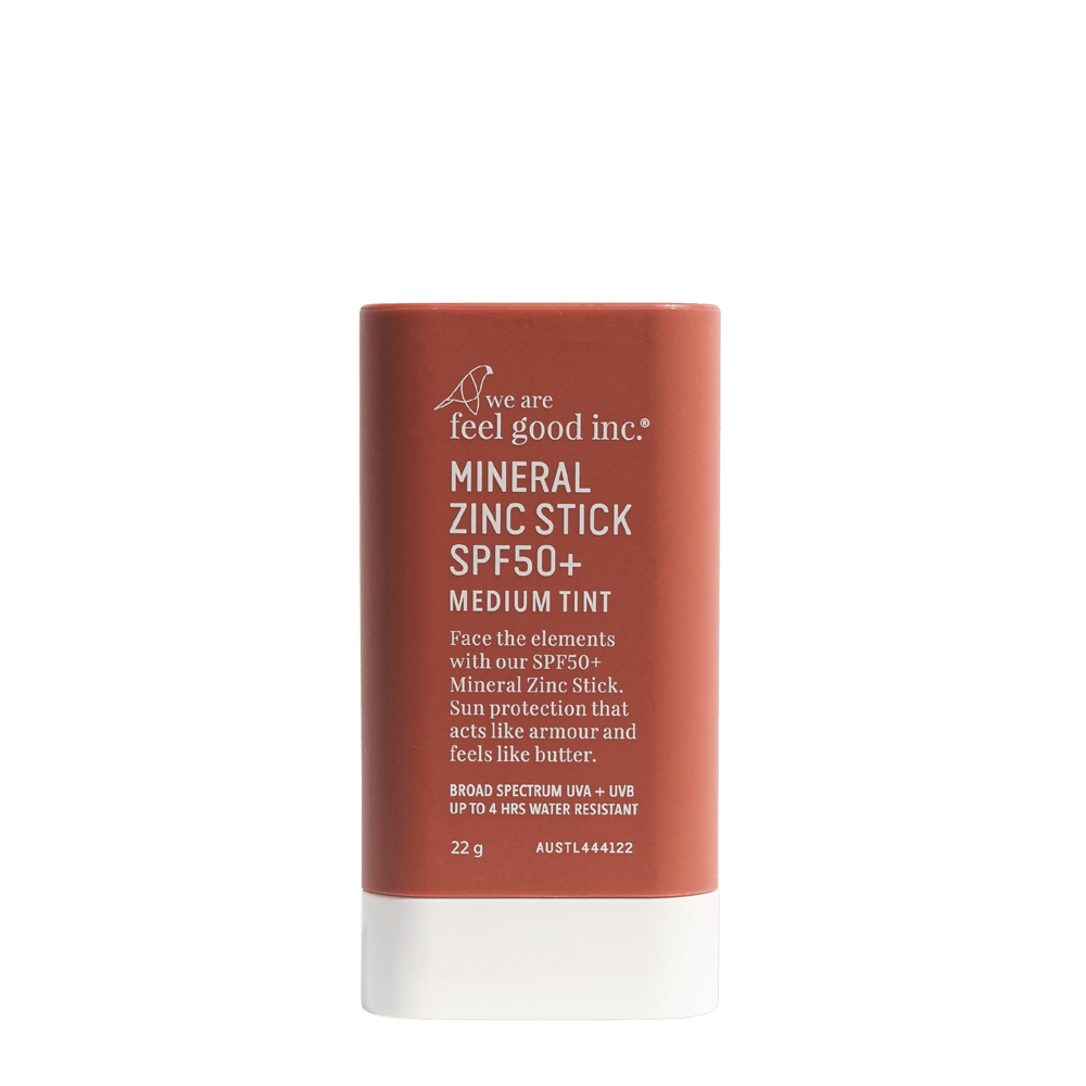 WE ARE FEEL GOOD INC MINERAL ZINC STICK SPF 50+ MEDIUM TINT