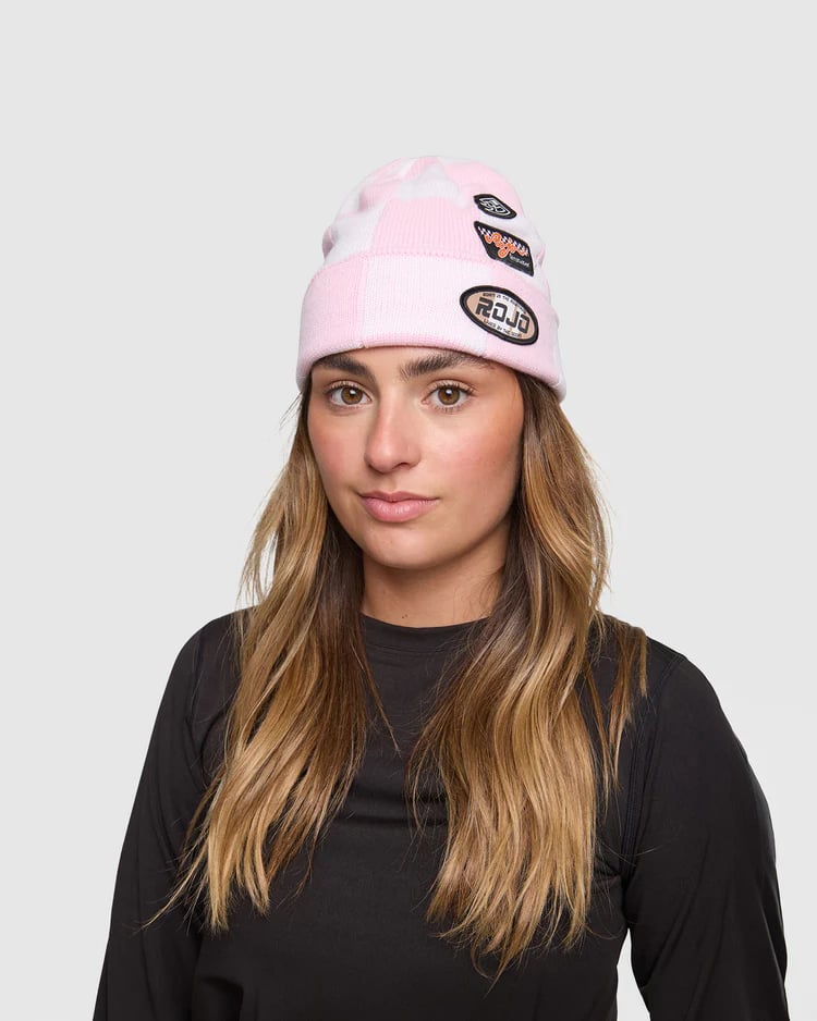 ROJO CHECK BEANIE