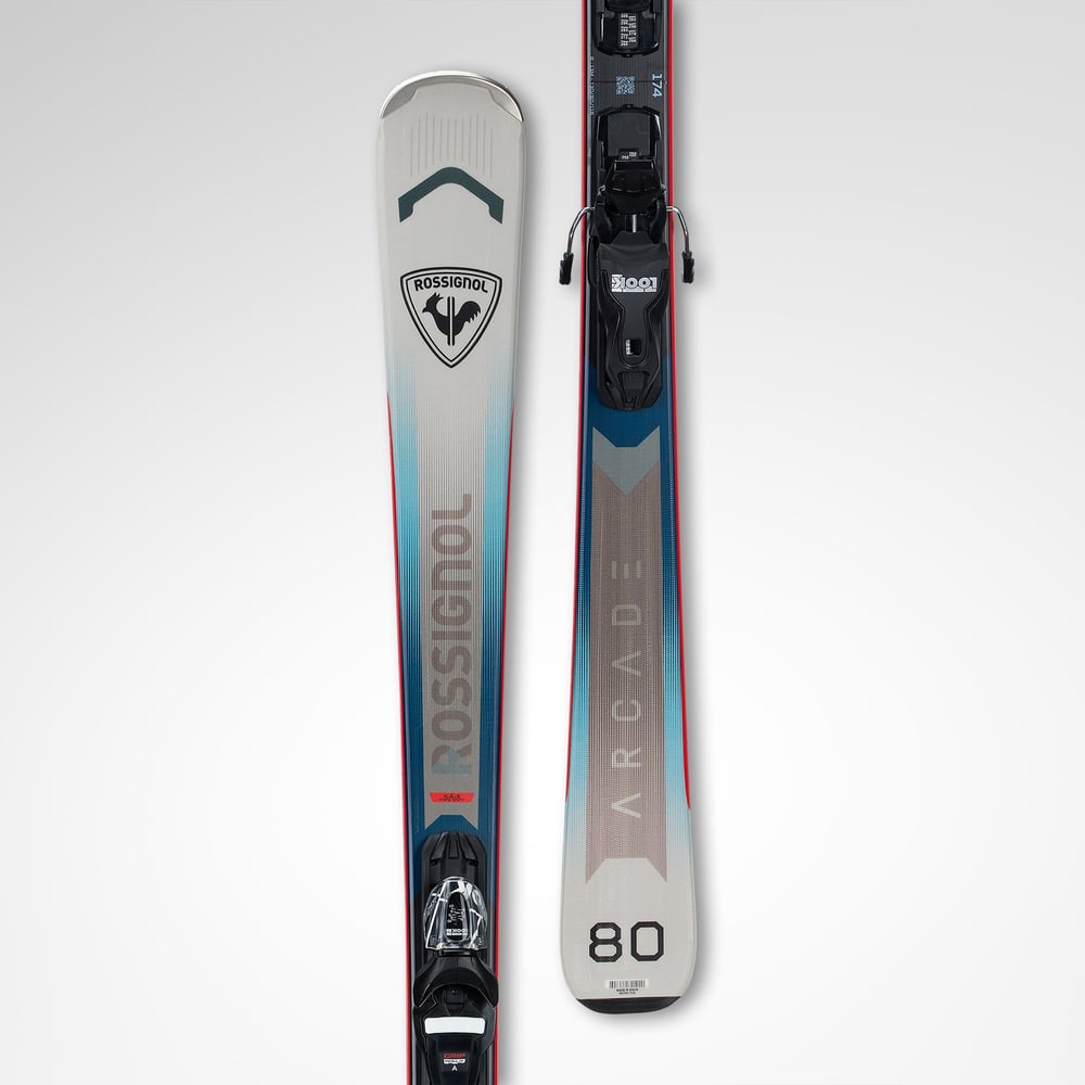 ROSSIGNOL ARCADE 80 MEN'S SKIS W/ EXPRESS 10G BINDINGS