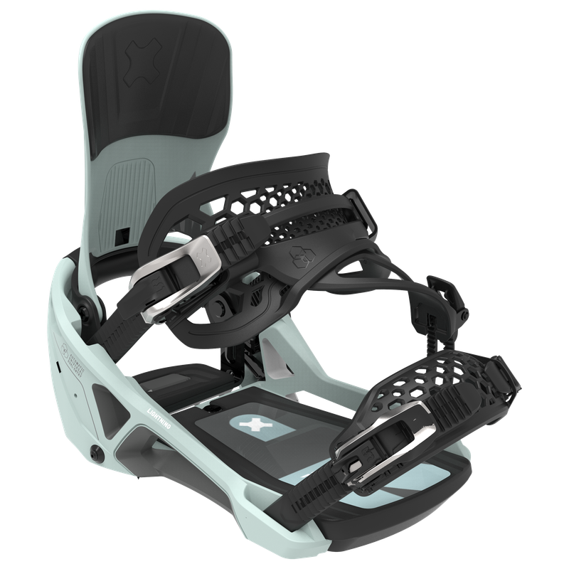 BENT METAL LIGHTNING SUPERMATIC BINDINGS