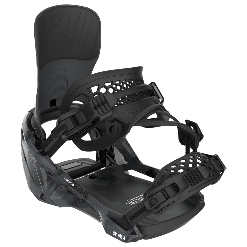 BENT METAL LIGHTNING SUPERMATIC BINDINGS