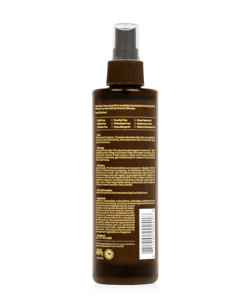 Sun Bum SPF15 BROWNING OIL