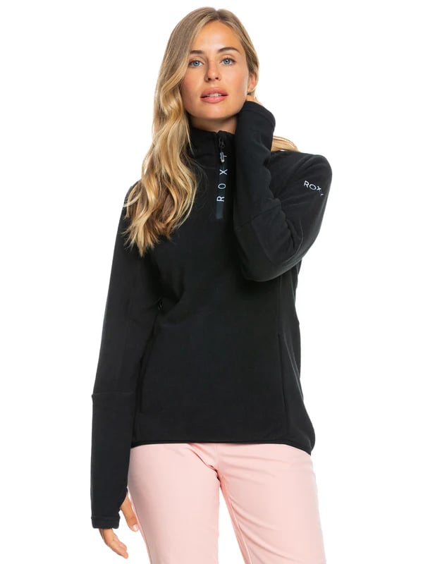 ROXY Sayna half zip fleece top