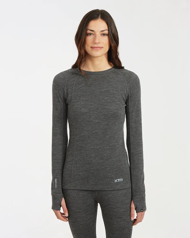 XTM LADIES MERINO BASELAYER LONG SLEEVE TOP THERMALS